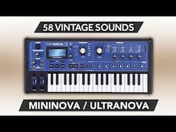 MININOVA - ULTRANOVA ♫ 58 Custom Sounds ► Vintage Synth