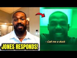 Jon Jones CAUGHT OUT Making RIDICULOUS Excuses For Tom Aspinall 🦆