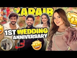 ZARAIB FIRST WEDDING ANNIVERSARY ❤️🤩 | FULL SQUAD 😍 | RABEECA KHAN |