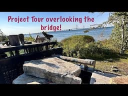 Northern Project Tour of a stunner overlooking the Mackinac Bridge!