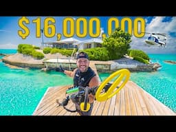 Searching For Treasure at OFF-GRID Luxury Private Island!! (Helicopter Spearfishing) EXPENSIVE FIND