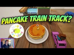 Pancake Train Track! Fun Toy Trains for KIDS