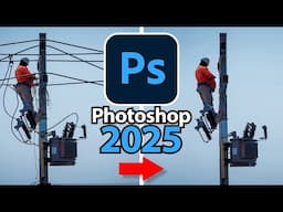 NEW Photoshop CC 2025 “Find Distractions” Filters - Removes Complex Wires and People with 1 CLICK!