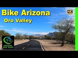 Sunny 30 Minute Virtual Bike Ride on the Tucson Loop | No lead rider | Relaxed pace