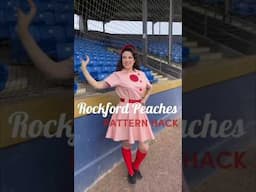 Sew Your Own Rockford Peaches Baseball Uniform with Charm Patterns, Retro Halloween Costume