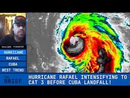 LIVE HURRICANE RAFAEL slamming Cuba as a category 3 storm! USA impacts less likely