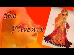 From Monster high Luna Mothews to the Phoenix /  Doll repaint