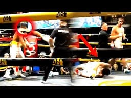 WTF!!! Boxer HEAD KICKED in Boxing Match against MMA Fighter (UFC vs Boxing)