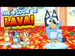 Bluey Floor Is Lava - Bluey Freeze Dance - Bluey Dance Mode - Danny Go Floor Is Lava