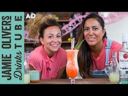 Miami Vice | Frozen Piña Colada & Strawberry Daiquiri Cocktail | May & Shev