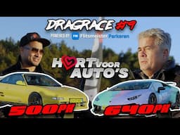 Toyota MR2 (500PK) vs Huracan Performante (640PK) DRAGRACE MADNESS AFL 9