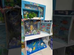 Aquarium making with box / School projects / school activities