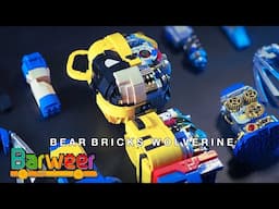 Bear Bricks Wolverine | Speed Build | Unofficial Lego