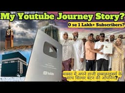 Zero to 1 Lakh+ Subscribers Journey | Silver Play Button unboxing with Haji-2024 @AftabFootnotes