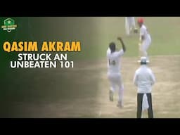 Qasim Akram struck an unbeaten 101 | Lahore Blues vs Sialkot | Quaid-e-Azam Trophy 2024-25