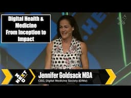 #DigitalHealth,  From Inception to Impact: Jennifer Goldsack of the Digital Medicine Society (DiMe)