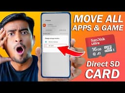 How to move apps and games to an SD card on Android