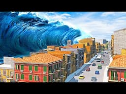 Mega TSUNAMI Hits City in BeamNG.Drive