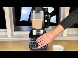 Peanut Butter Hot Chocolate in Ninja Blender & Soup Maker | Hot Chocolate Recipes | Indulgent Recipe