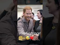 Prince Harry has the human touch 🥰