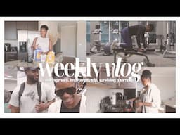 weekly vlog - getting back into routine, going on an impromptu trip, a tornado in houston?