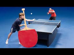 World's Largest Ping Pong Racket