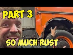 REBUILDING A VERY RUSTY FORD TRANSIT VAN Ep 3