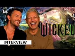 Jeff Goldblum & Jonathan Bailey Wicked Part 1 Hilarious Interview | The musical | The Wizard of Oz