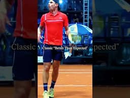 When The Shot Comes Off Better Than Expected.. #notsorry #tennis #tennisplayer #atp