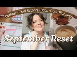 September Reset | Budget With Me | Batch Cook Planning For The Month