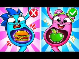 Healthy Habits Will Help You Win 💪🏻🥝🥗Songs For Kids by Toonaland 🔴24/7