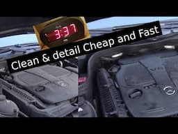 How To Detail & Clean An Engine Fast