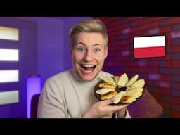 GERMAN eats PIEROGI for the FIRST TIME!