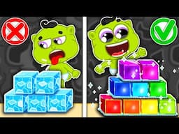 Lion Family | Rainbow Cubes Smart Refrigirators | Cartoon for Kids