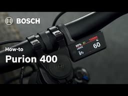 How-to | Purion 400 nutzen