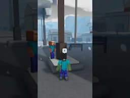 TROLLING as a MINECRAFT ZOMBIE in ROBLOX DA HOOD