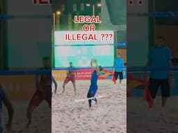 Legal or Illegal - Beach Volleyball #beachvolleyball #shorts #volleyball