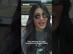 Splitting the bill or letting the man pay? #TinderSwipeRide ft #ShrutiHaasan w/ @kushakapila5643