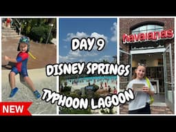 Orlando Florida Day 9 | Typhoon Lagoon | Outlets | Disney Springs & Ale House