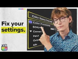 The BEST Settings for HLG, Log & Raw in Final Cut Pro