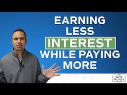 Earning Less Interest While Paying More