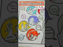 Woman's day competition drawing | Woman empowerment #shorts #happywomensday #internationalwomensday