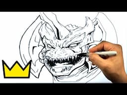 How to Draw DESTROYAH from GODZILLA