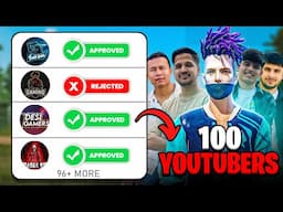 ADDING 100 YOUTUBERS IN MY FRIENDLIST