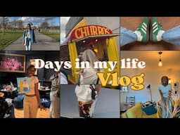 UK VLOG:Days in my life || let’s go for a sip and paint+Easter Sunday at church + Home time✨