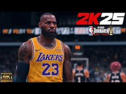 LeBron Meets Wemby and the Spurs at the Cup! | NBA 2K25 In-Season Tournament Mode | Lakers vs. Spurs