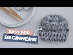 How to Knit a Baby Hat for Beginners!