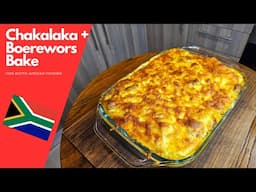 Chakalaka and Boerewors Pasta Bake