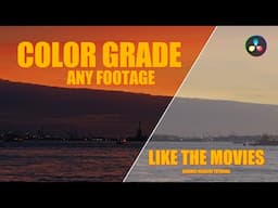 Color Grade Apple LOG Like The Movies (or ANY FOOTAGE)