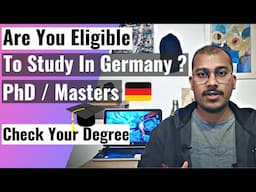 How To Check If Your Degree Is Valid In GERMANY For PhD or Master Positions | 2022 Update !!!!